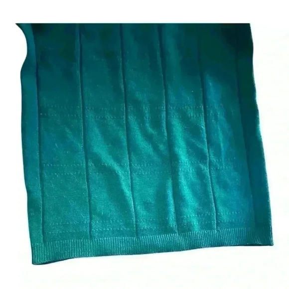 Vintage Sundowner‎ by Erika Strasberg Green Knit Sweater - Size M - Picture 5 of 5